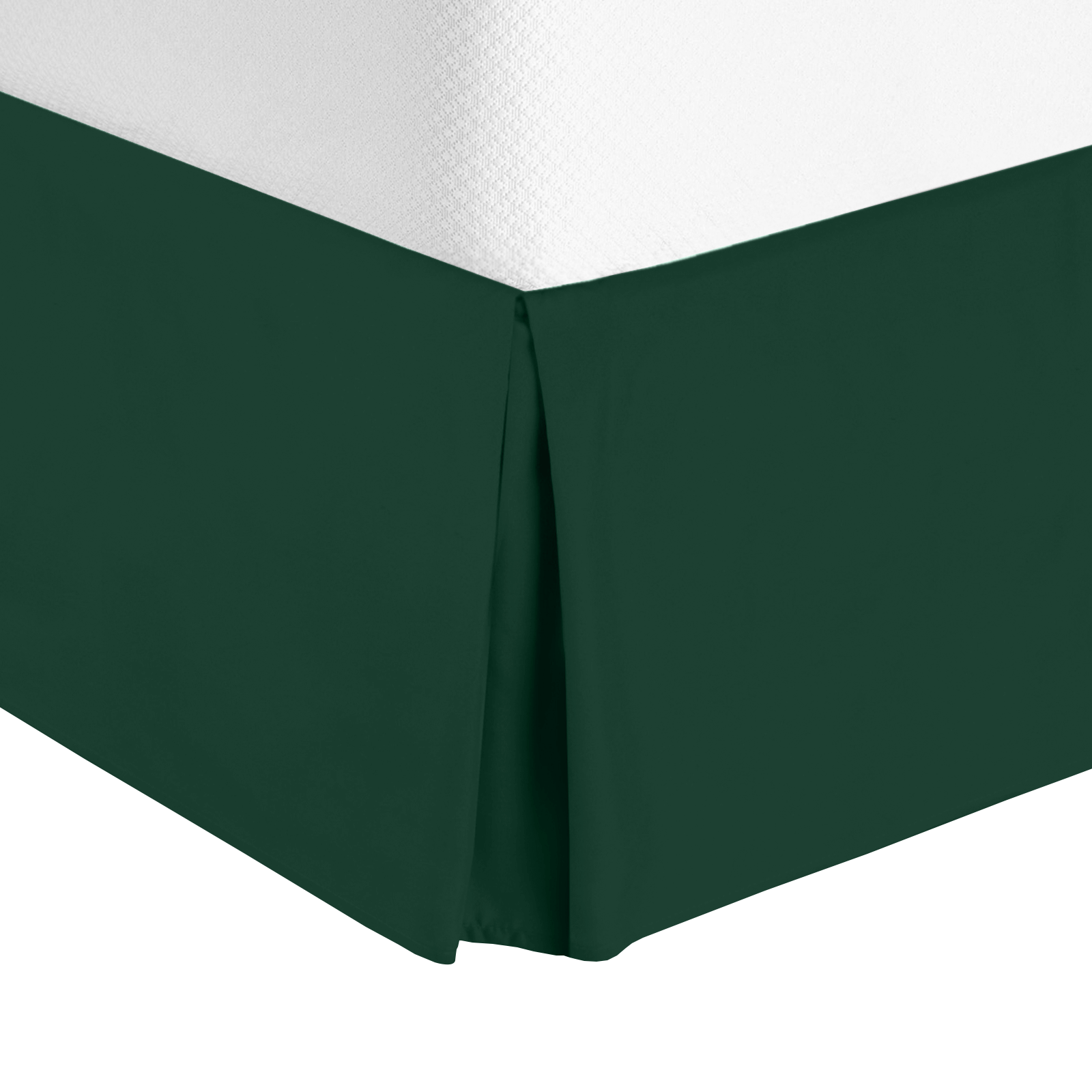 Luxury Pleated Tailored Bed Skirt - 14" Drop Dust Ruffle ...