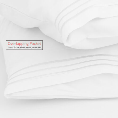 1800 Pillow Case Set Standard or King Ultra Soft Pillowcase Set of 2 ...
